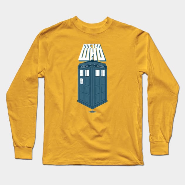 Doctor Who TARDIS Long Sleeve T-Shirt by TomRyansStudio
